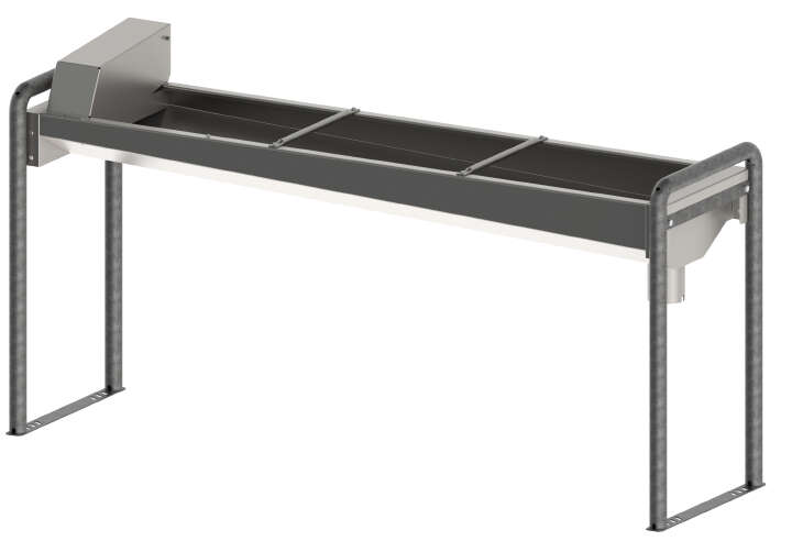 KERBL Schnellablauftrog mit Bodengestell